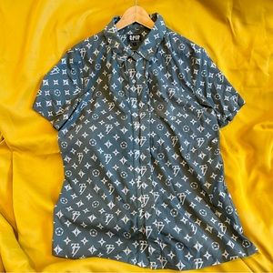 SPIF Naruto Louis Vuitton Style Button Up